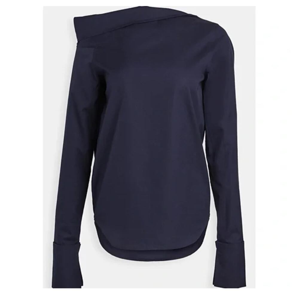 Anais Jourden Off Shoulder Poplin Top Size EU 42 US‎ 12 Classic Modern Career